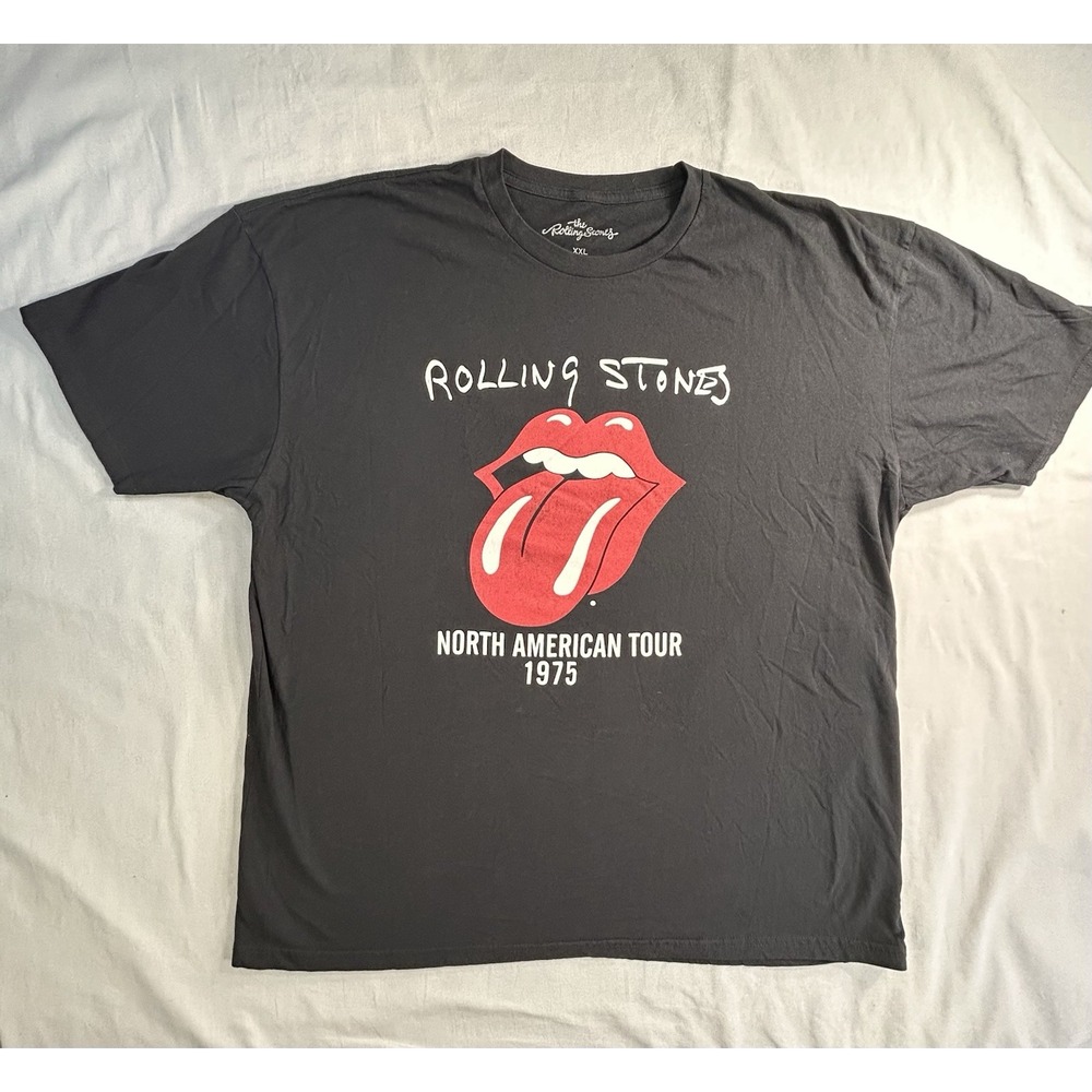 Rolling Stones‎ Short Sleeve Black T-shirt Men's XXL